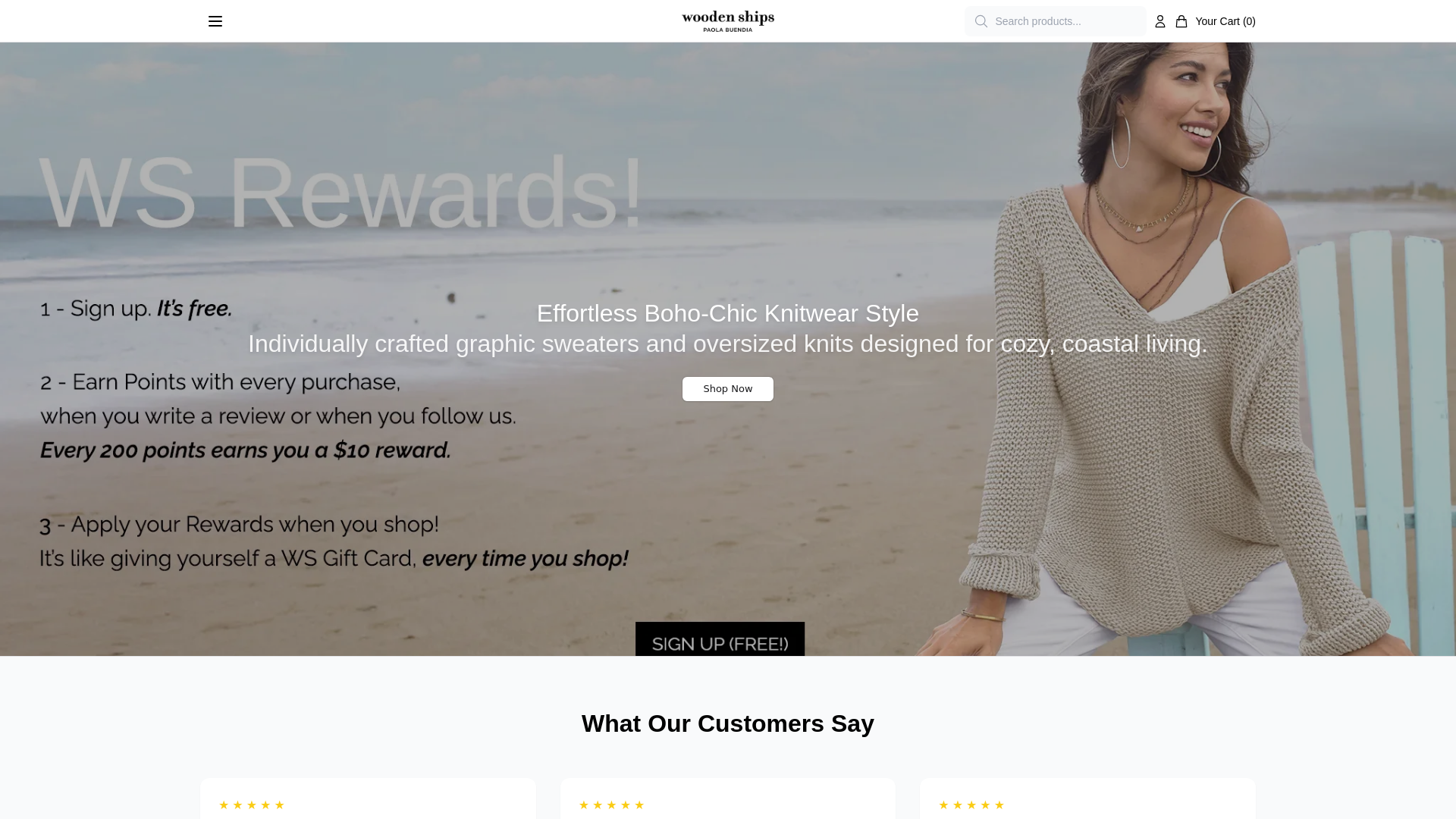 website screenshot of https://getwoodenships.shop/
