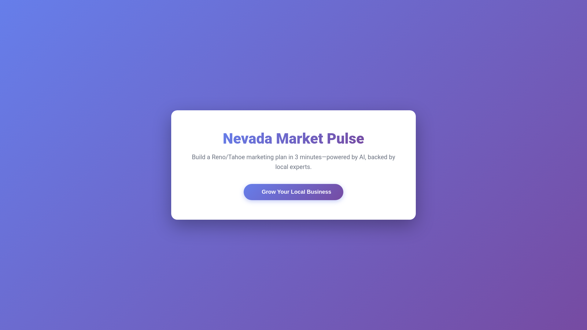website screenshot of https://nevada-market-pulse.pages.dev/