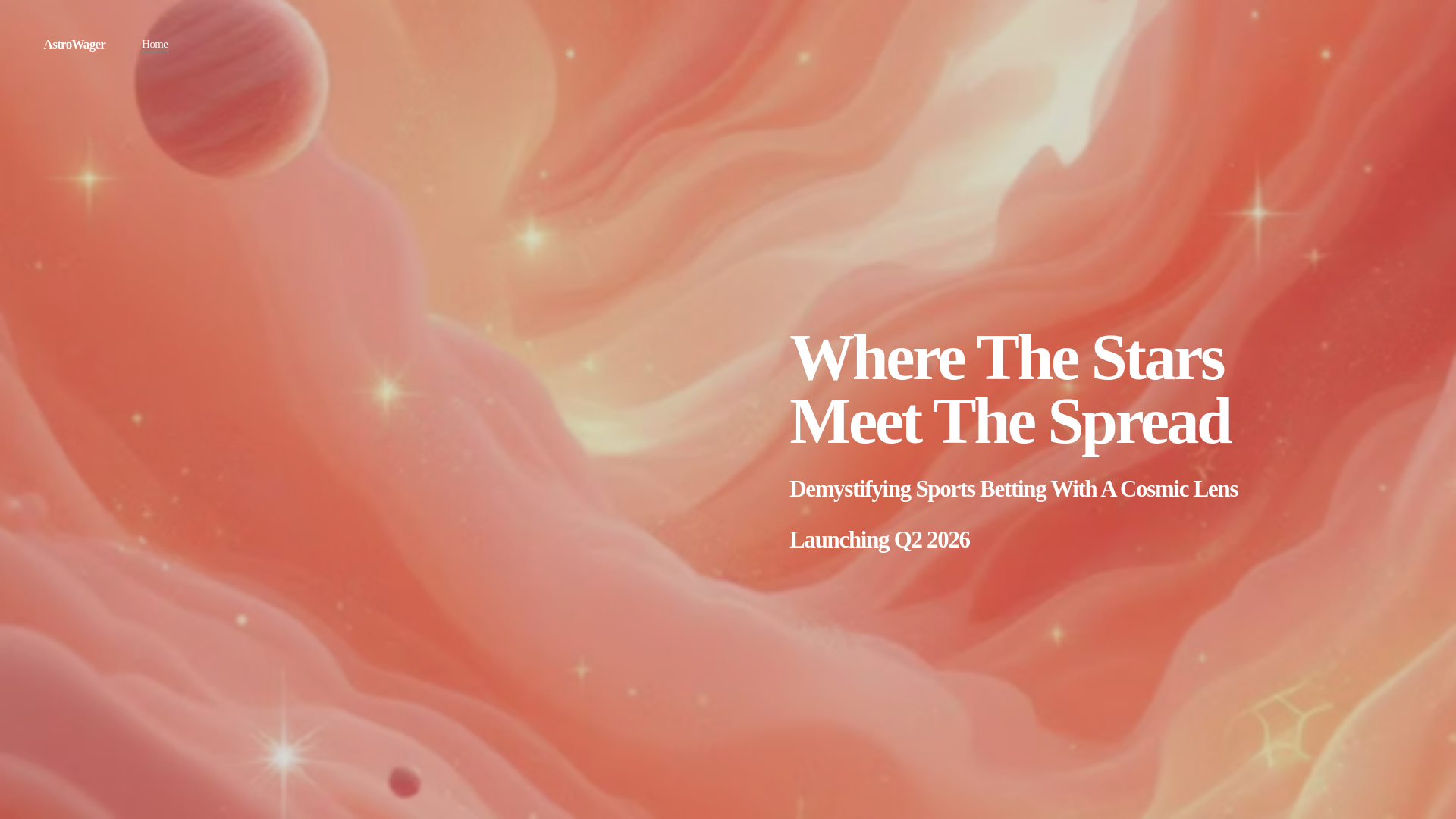 website screenshot of https://astrowager.org/