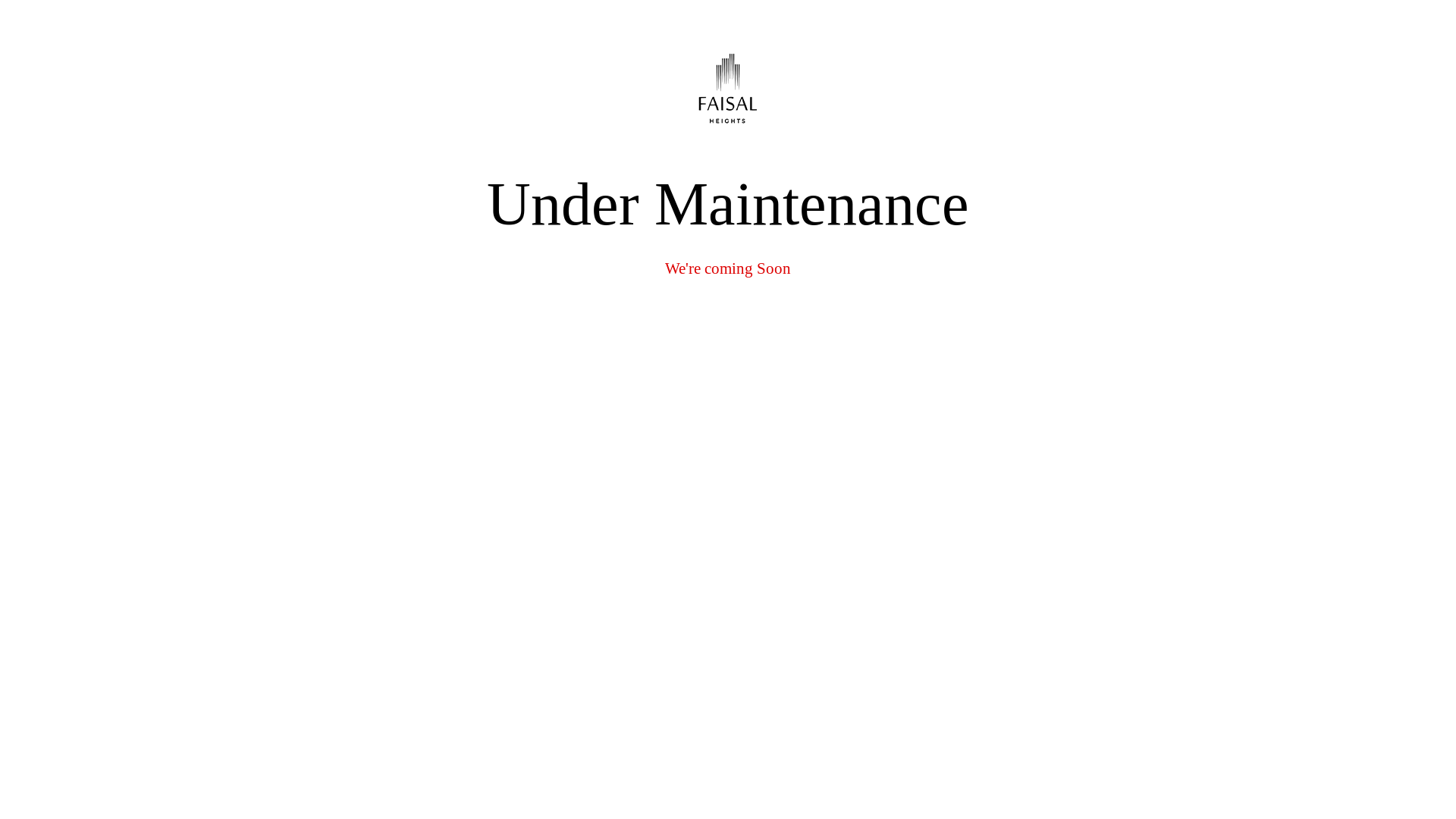 website screenshot of https://faisalheights2.com/