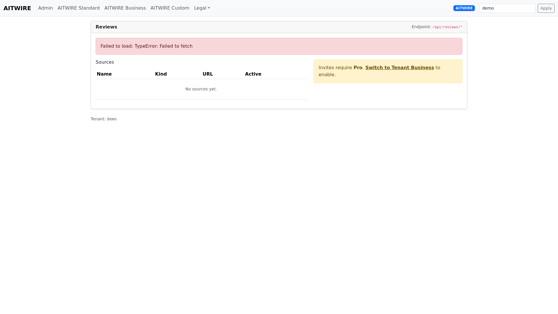 website screenshot of https://aitwire-web.pages.dev/