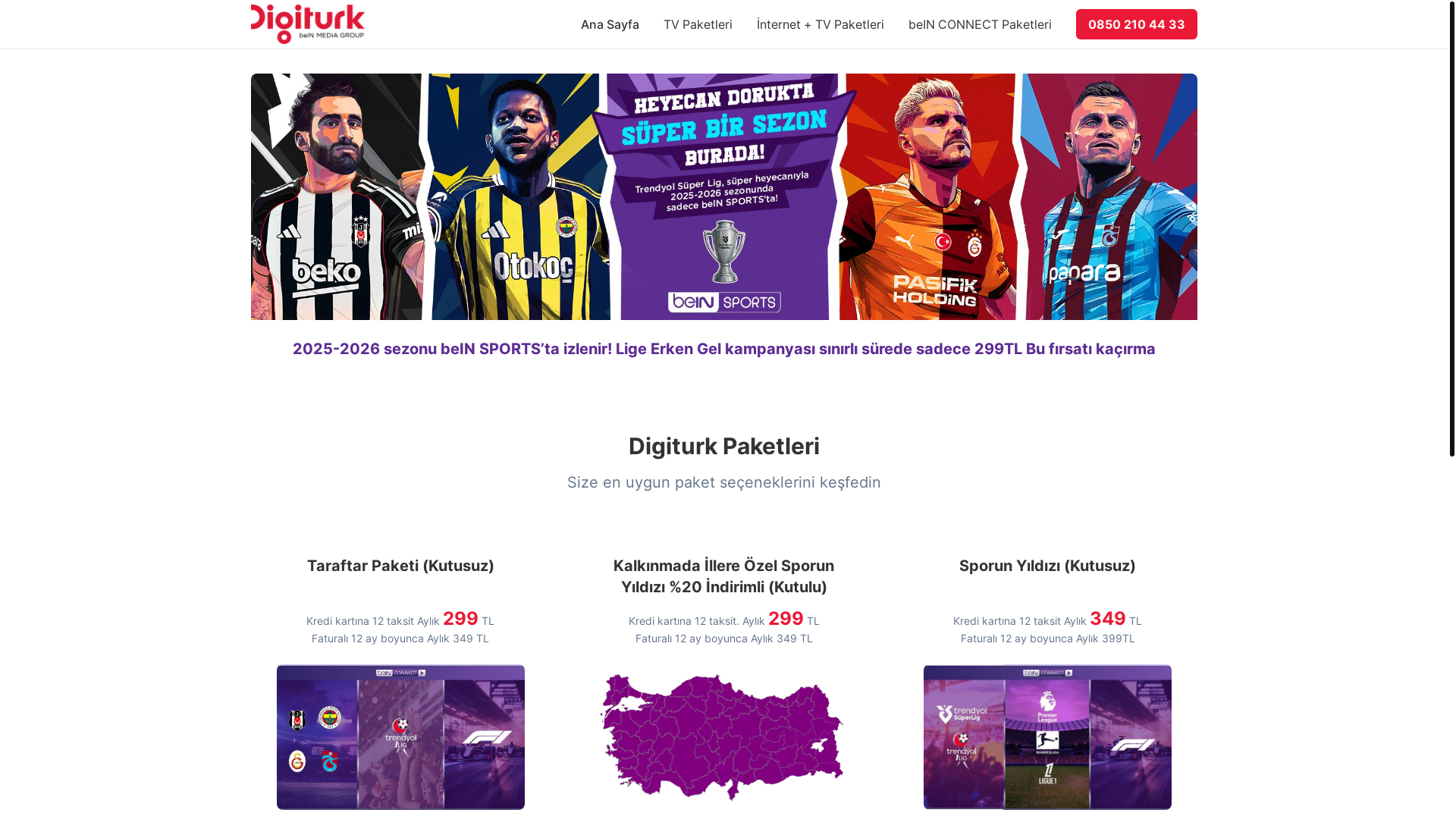 website screenshot of https://digiturk-satis-merkezi.pages.dev/