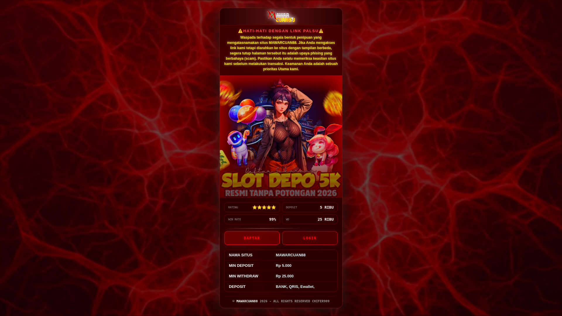 website screenshot of https://slot-deposit-5000-909.pages.dev/