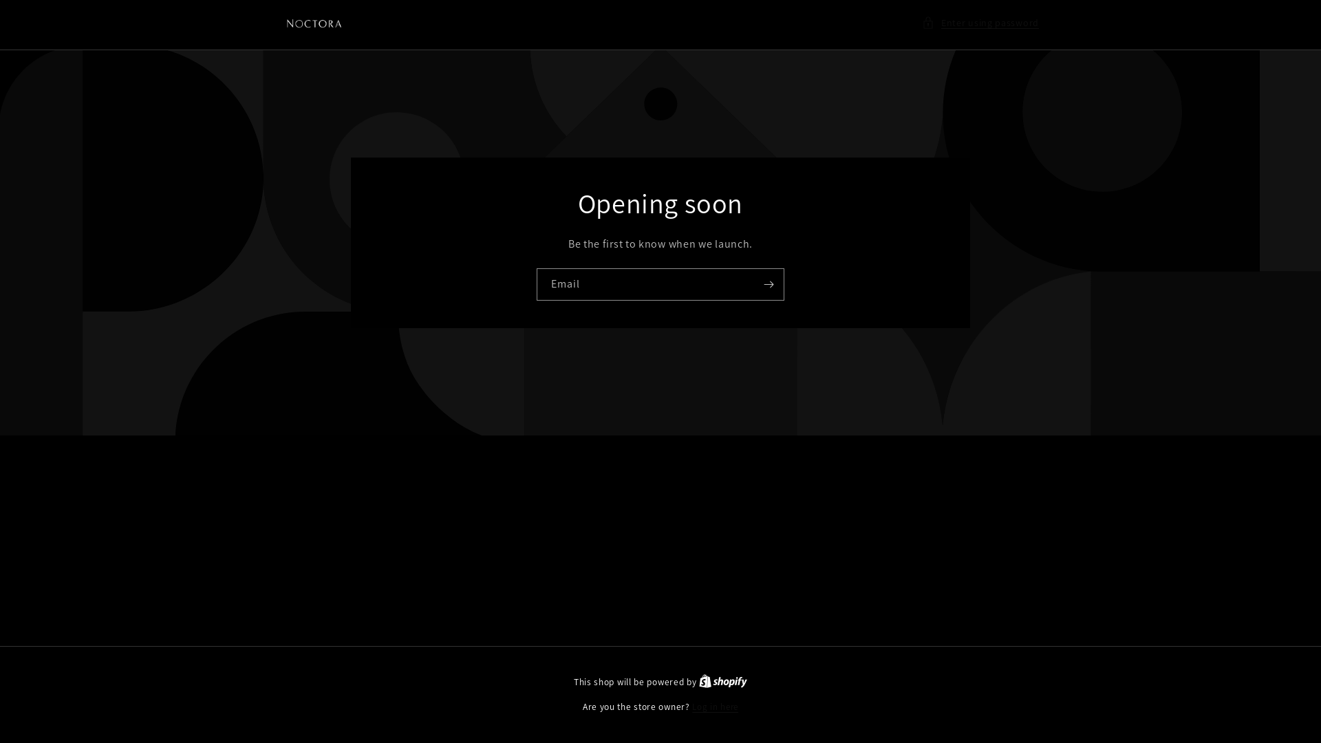 website screenshot of https://noctora.shop/