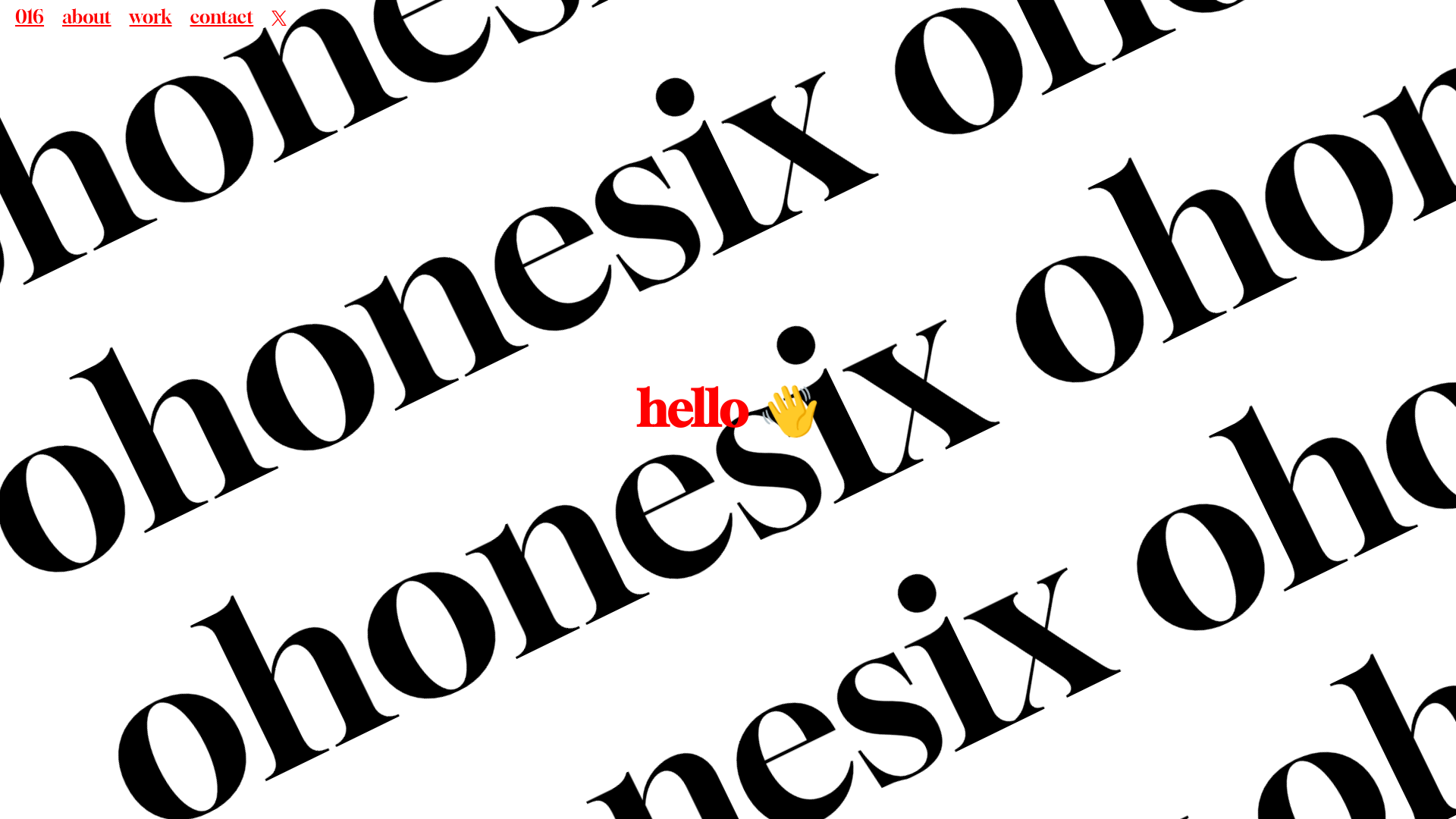 website screenshot of https://ohonesix.pages.dev/