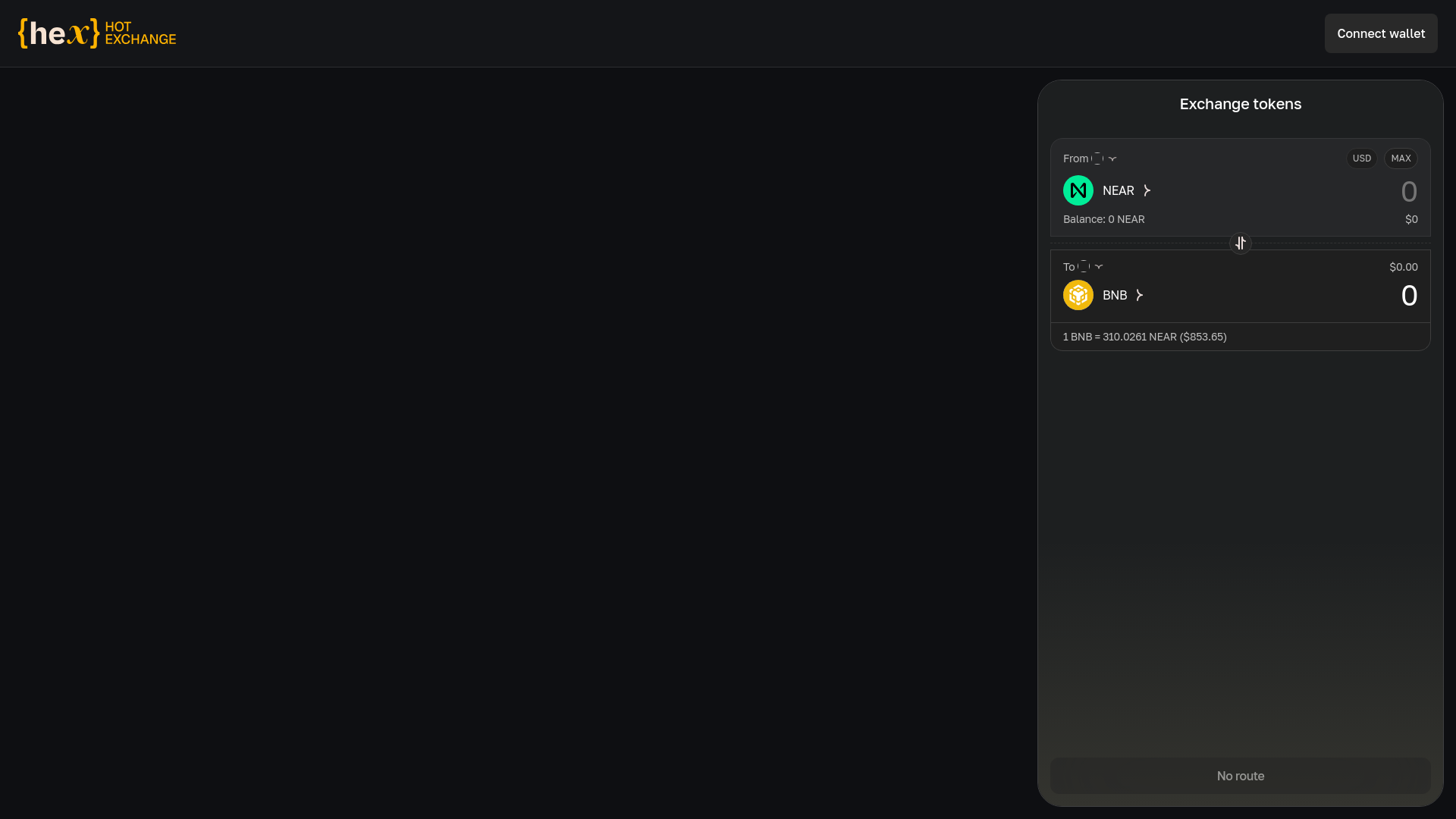 website screenshot of https://hotexchange.app/