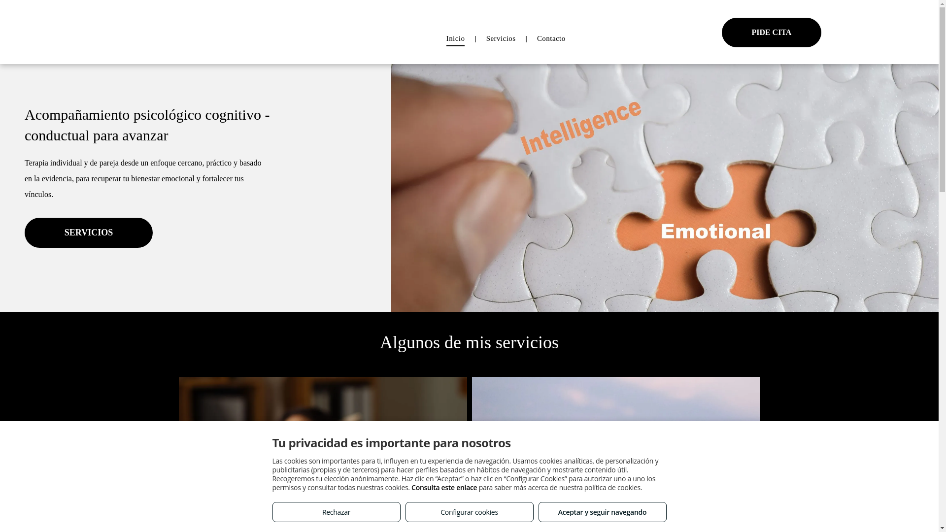 website screenshot of https://psicologodiegojesusgamarra.es/