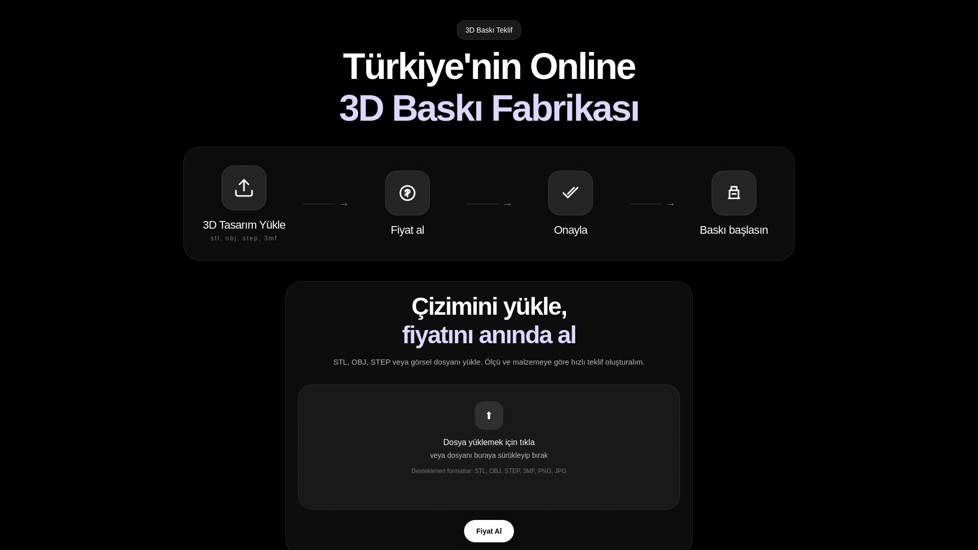 website screenshot of https://3dprinterankara.online