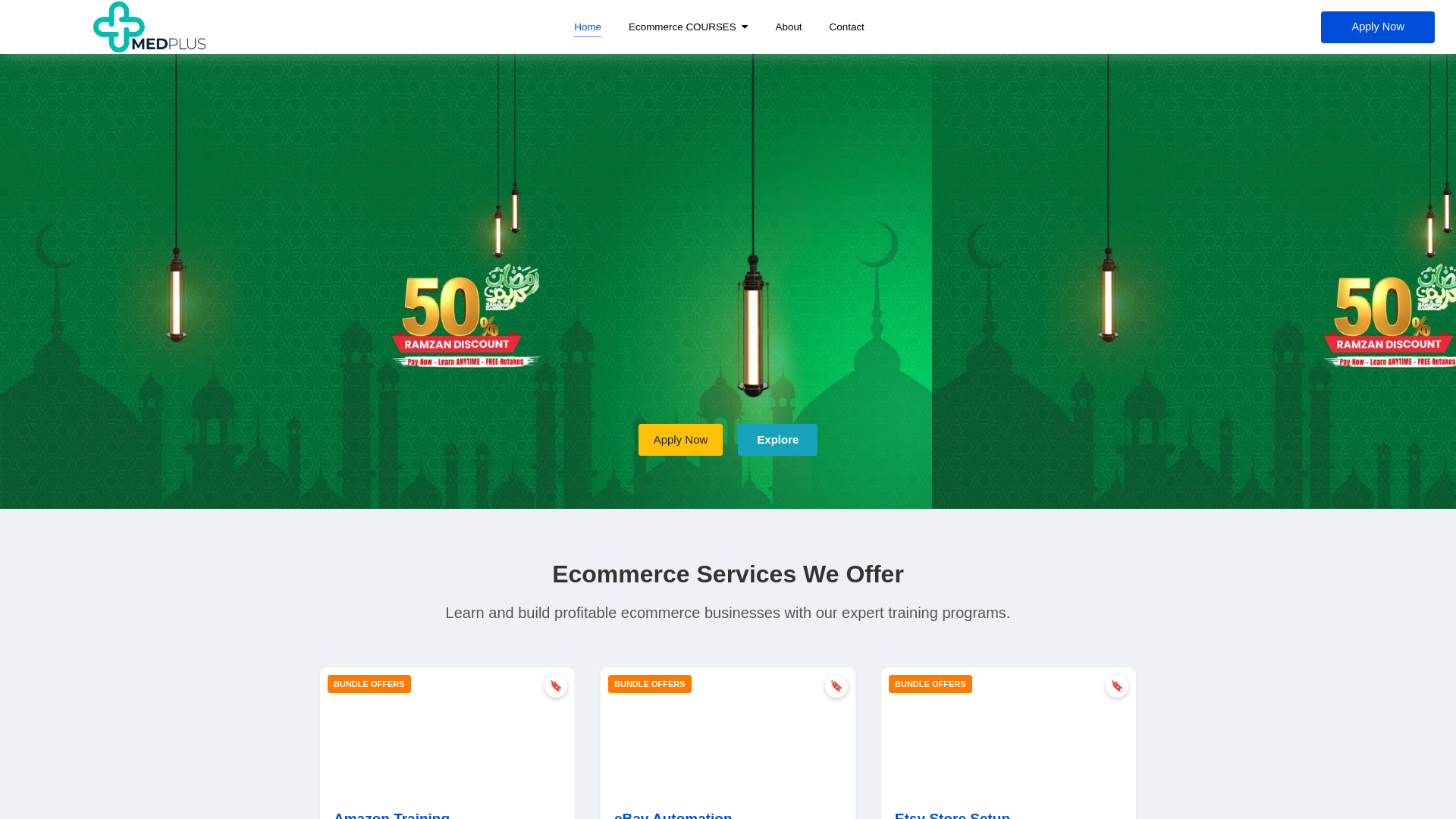 website screenshot of https://digitalhunar.pk/