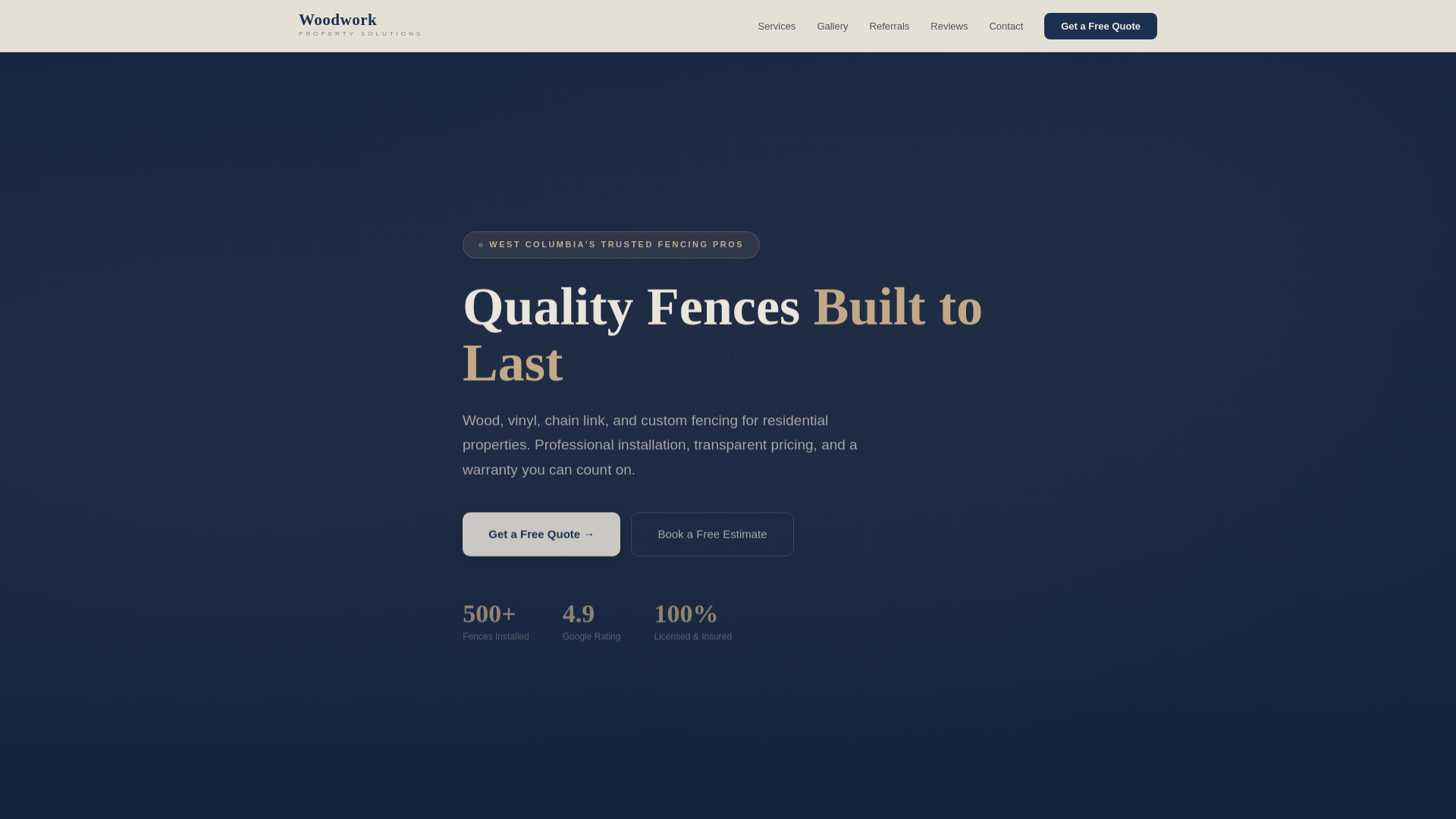 website screenshot of https://woodworkpropsolutions.com/