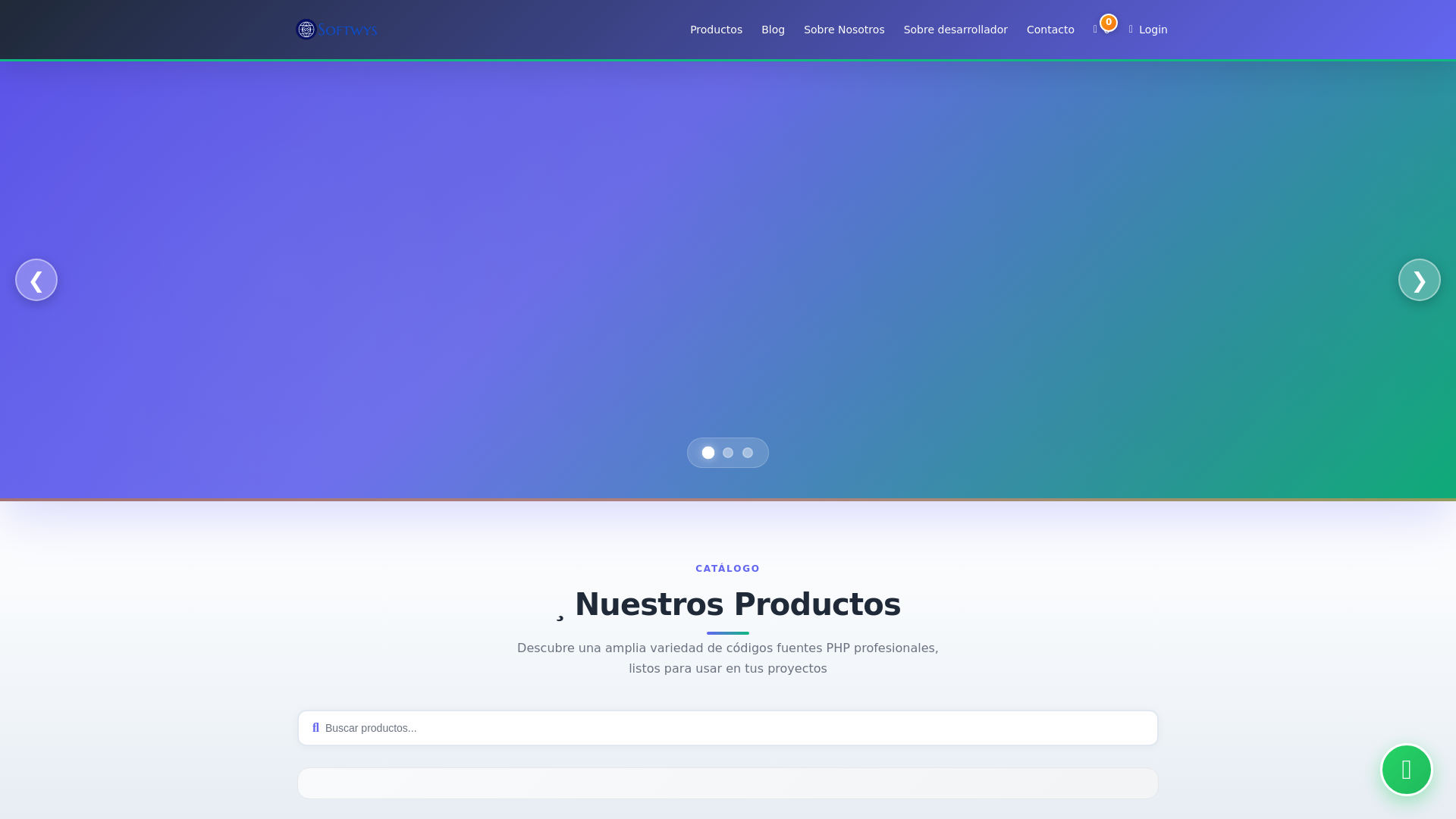 website screenshot of https://phplisto.com/