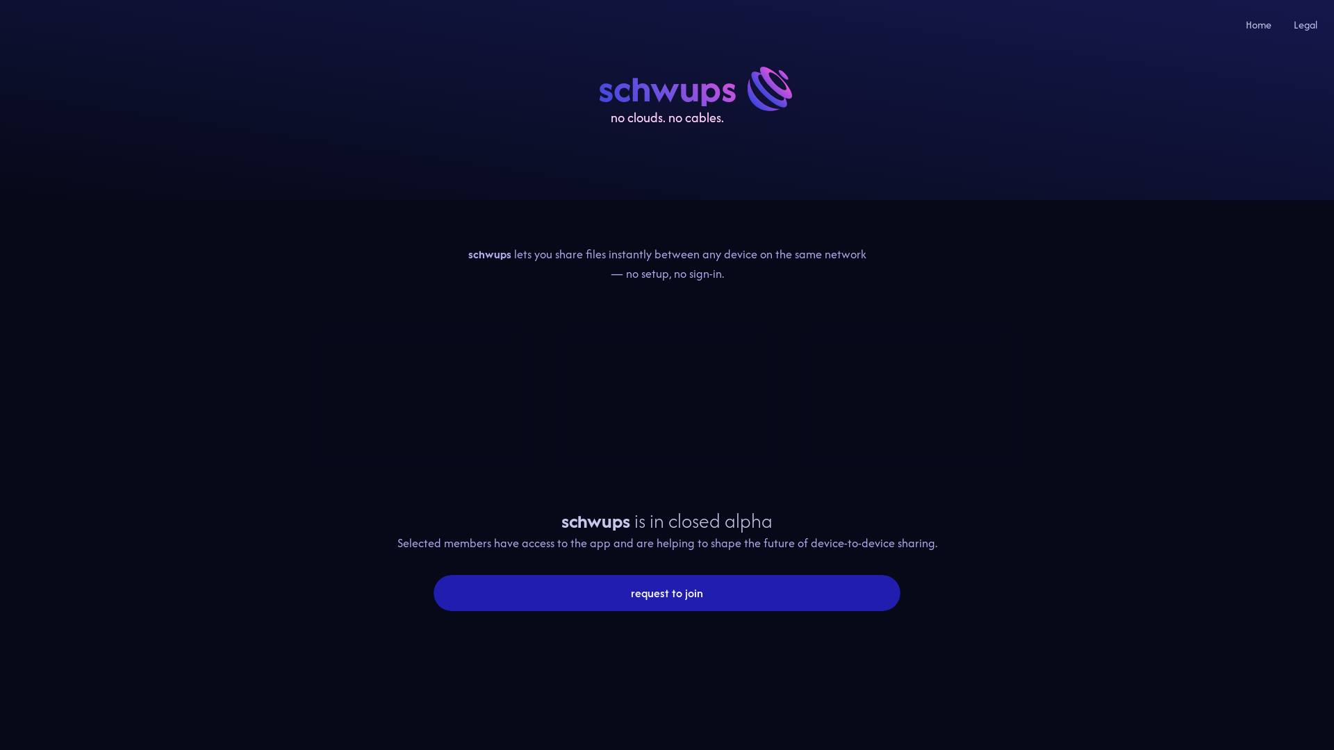 website screenshot of https://schwups-public-web.pages.dev/