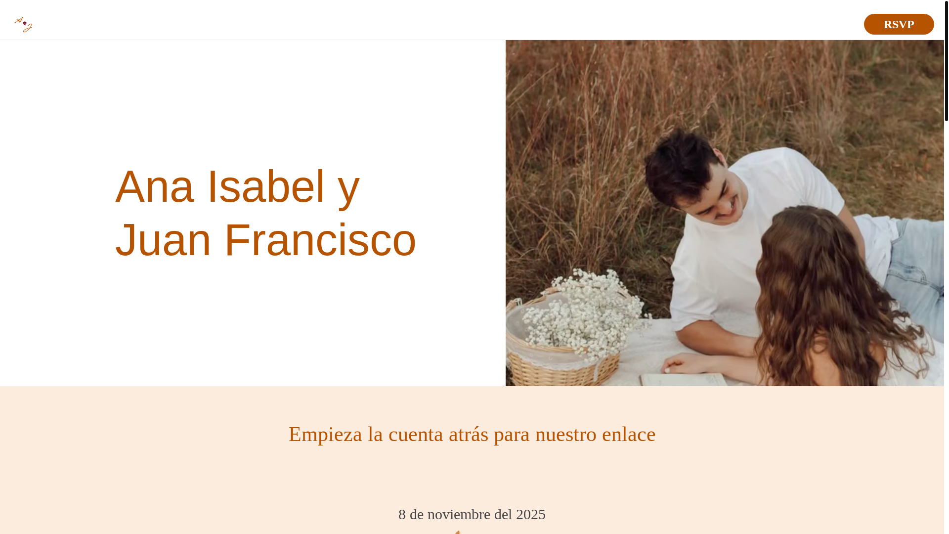 website screenshot of https://isayjuanfra.es/
