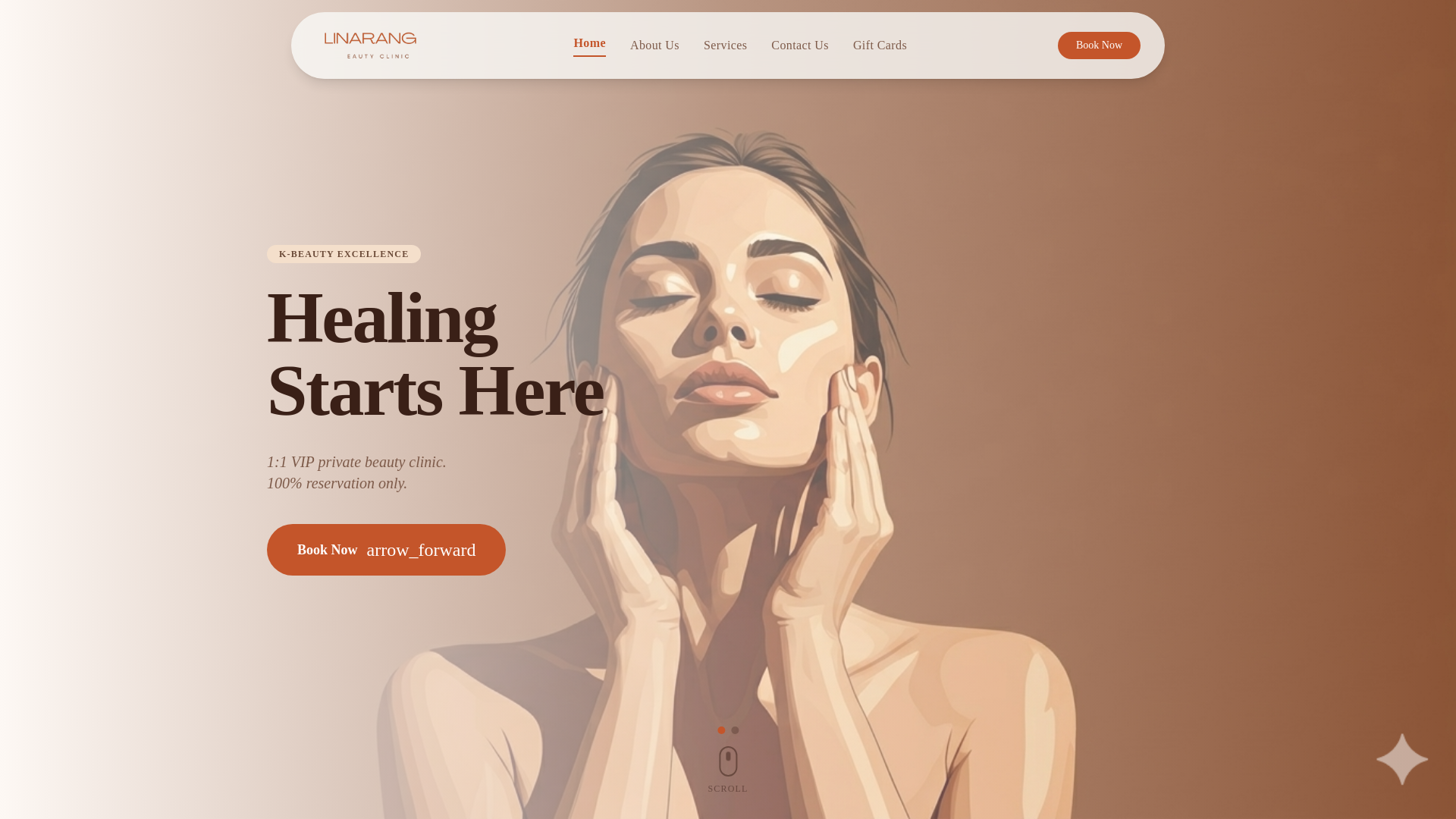 website screenshot of https://linarang.pages.dev/