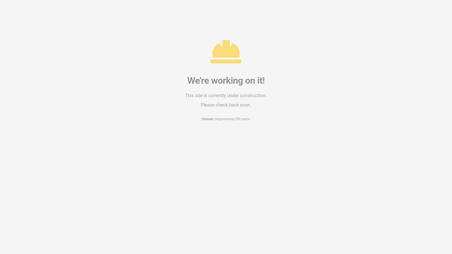 website screenshot of https://dragonmoney138.casino/