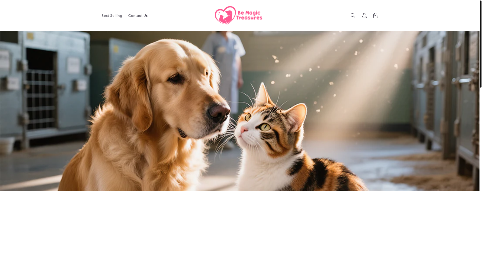 website screenshot of https://bemagictreasuresvip.com/