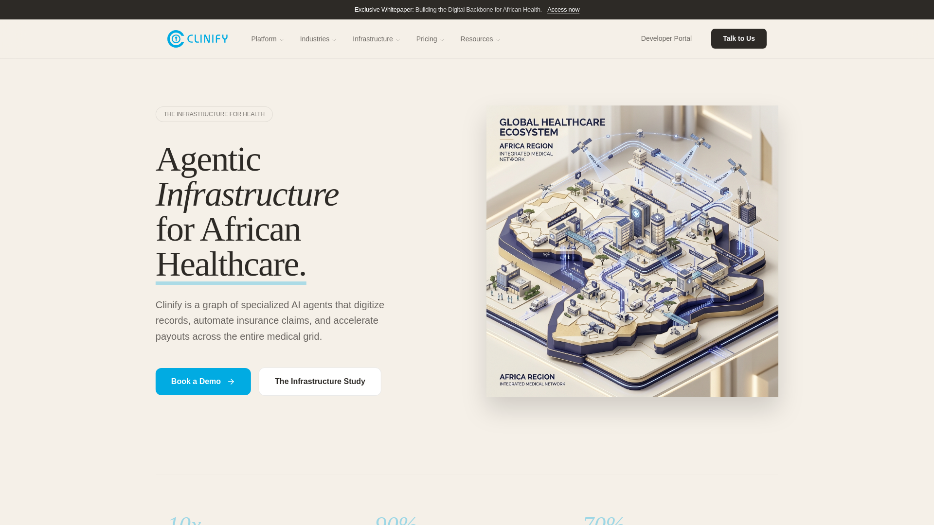 website screenshot of https://clinify-themes.pages.dev/