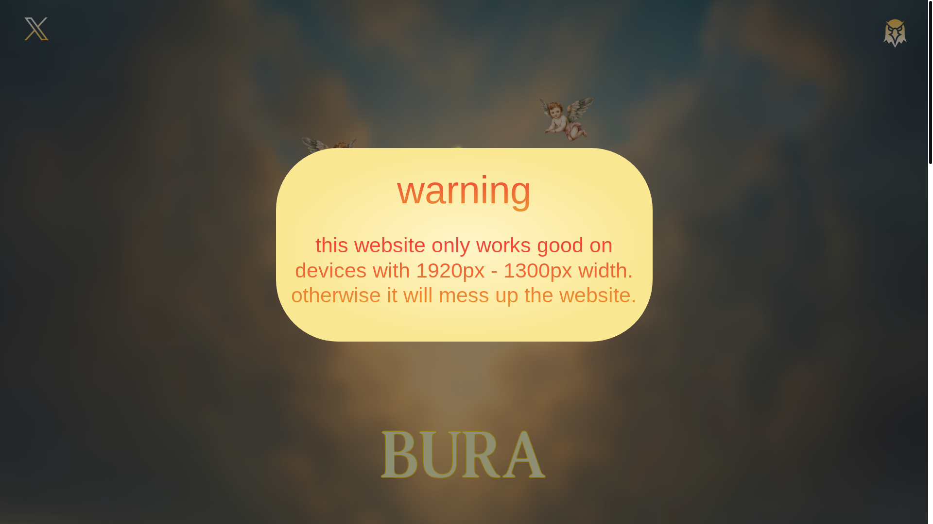 website screenshot of https://infinitebura.com/
