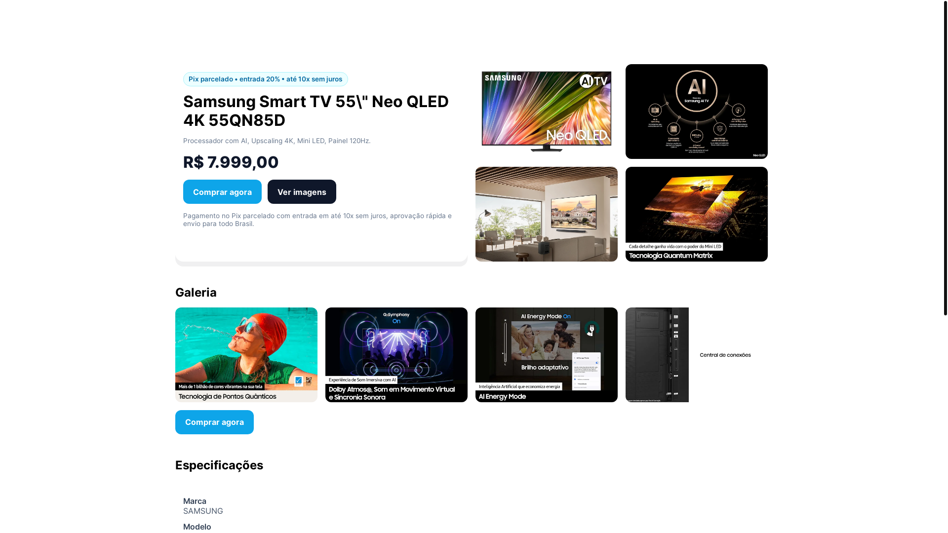 website screenshot of https://compranopix.shop/