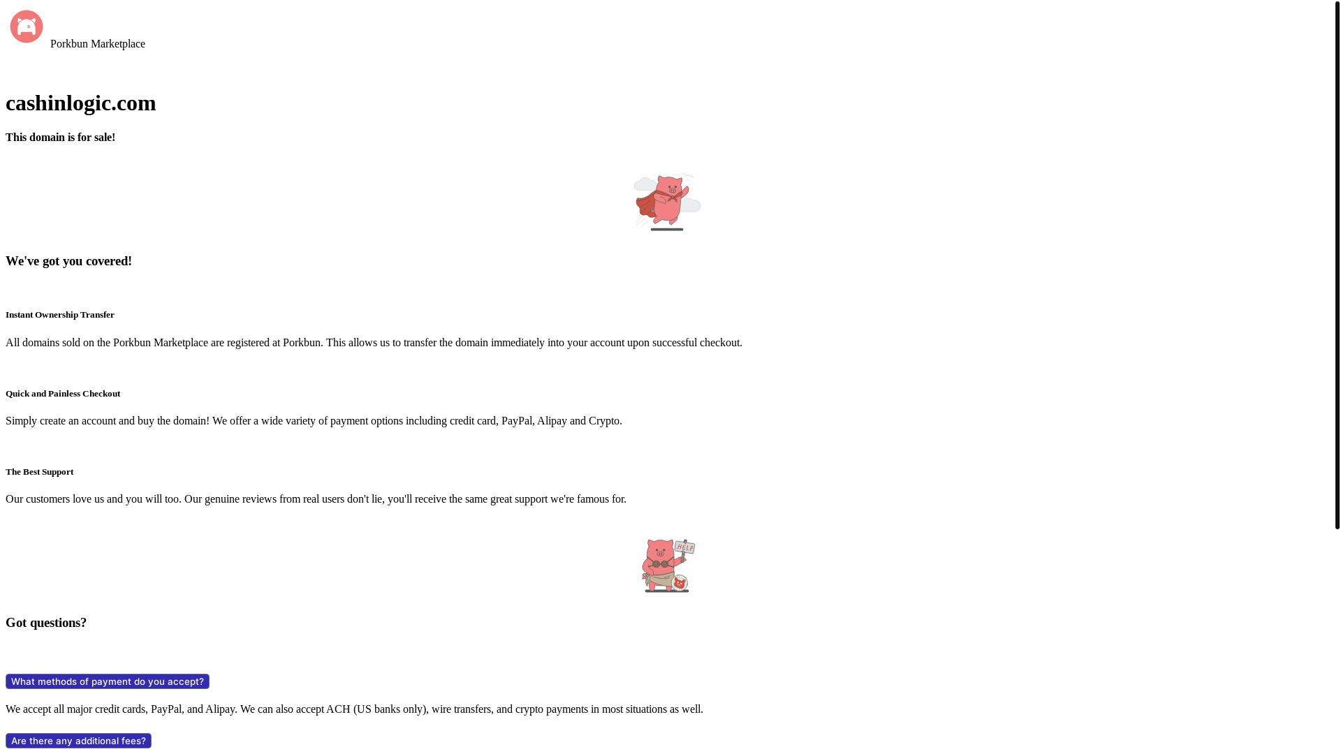 website screenshot of https://cashinlogic.com/