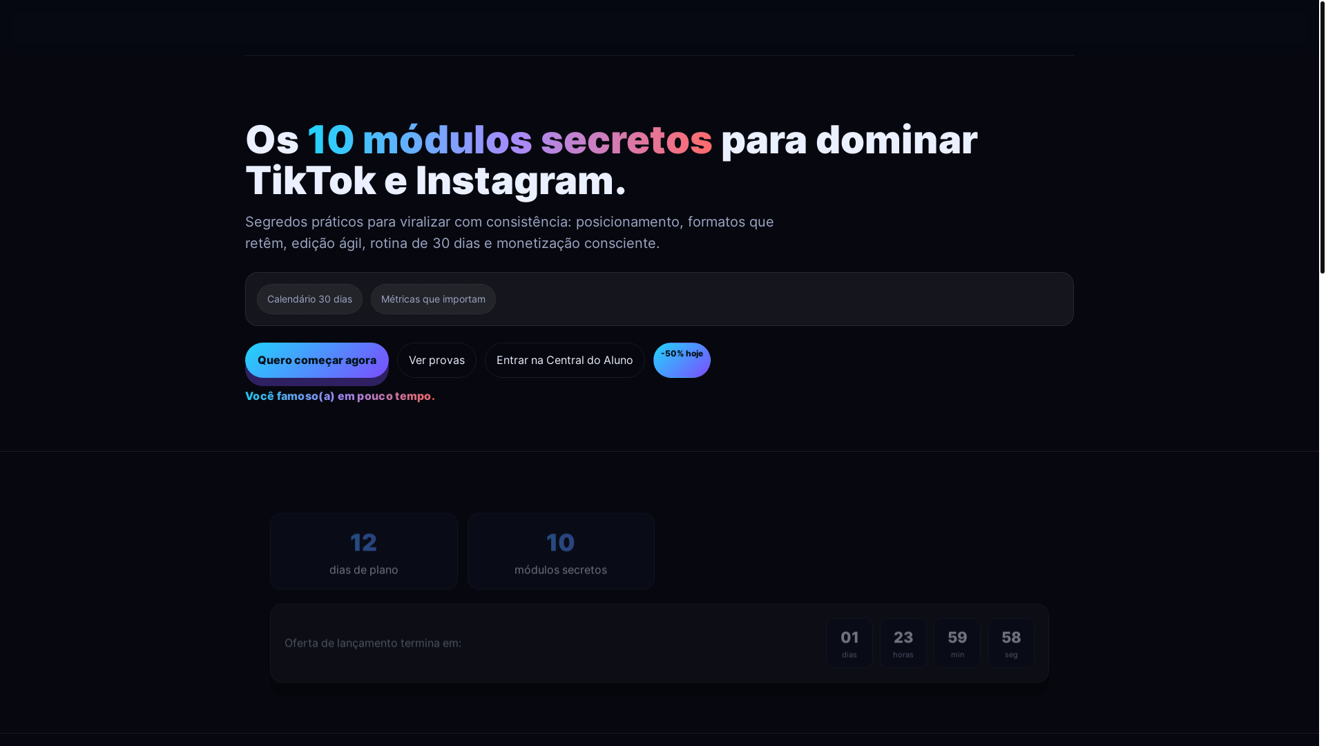 website screenshot of https://operacaoviral.com/