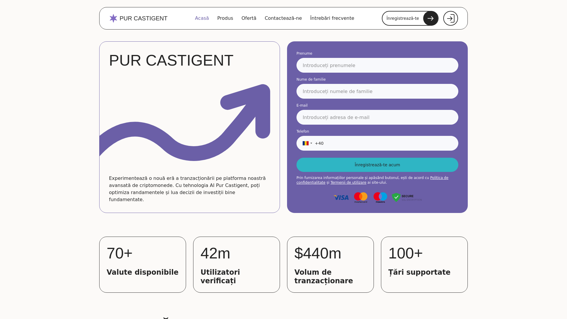website screenshot of https://pur-castigent.cfd/