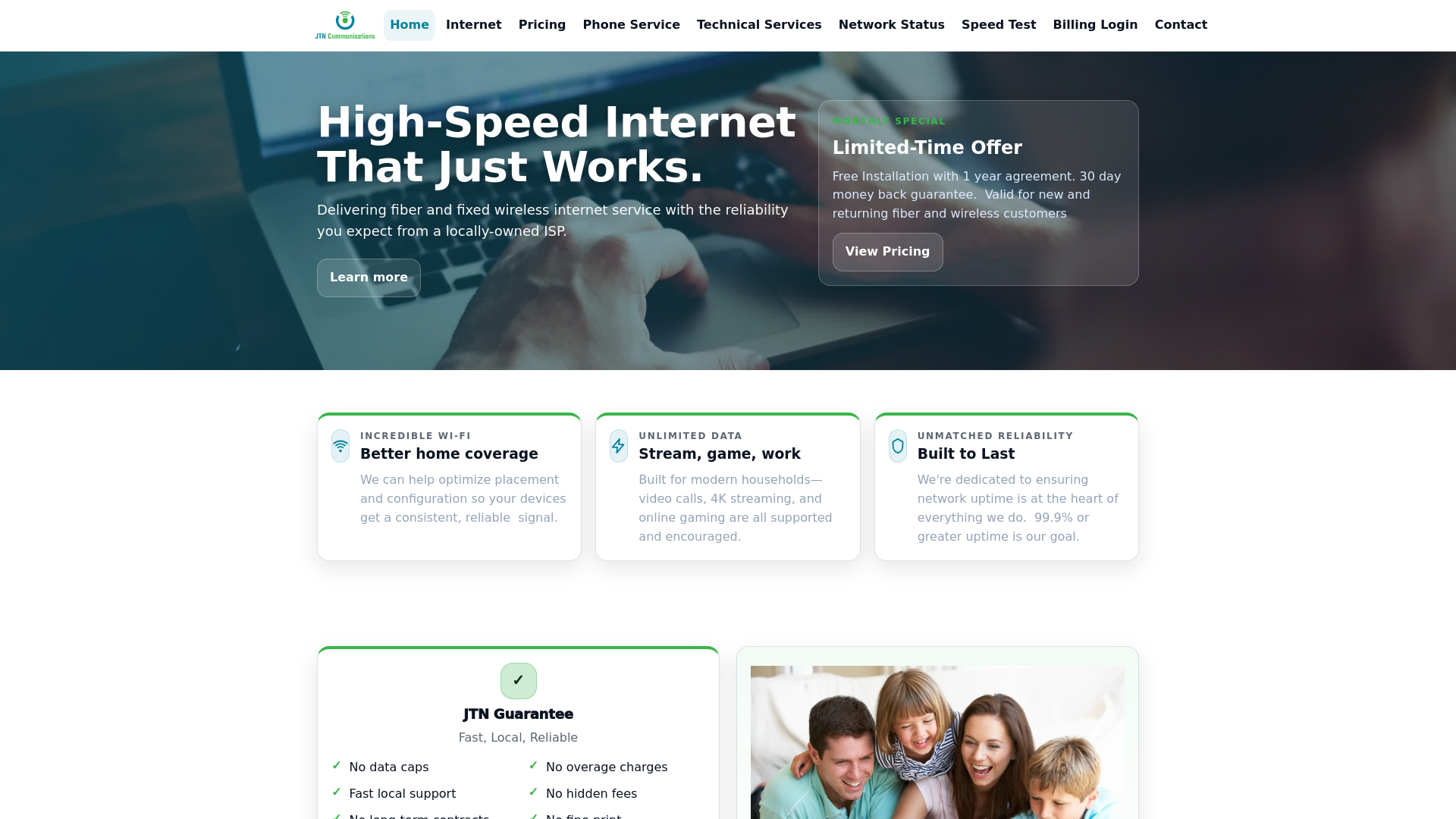 website screenshot of https://jtnwebsite.pages.dev/