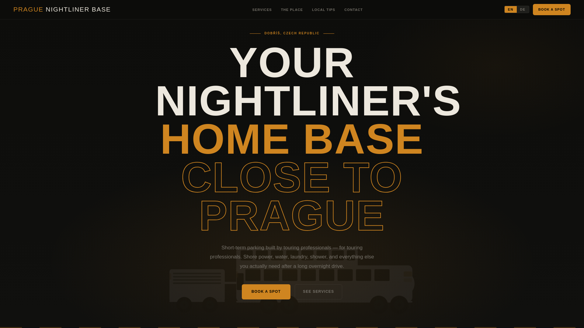 website screenshot of https://nightlinerbaseprague.cz/
