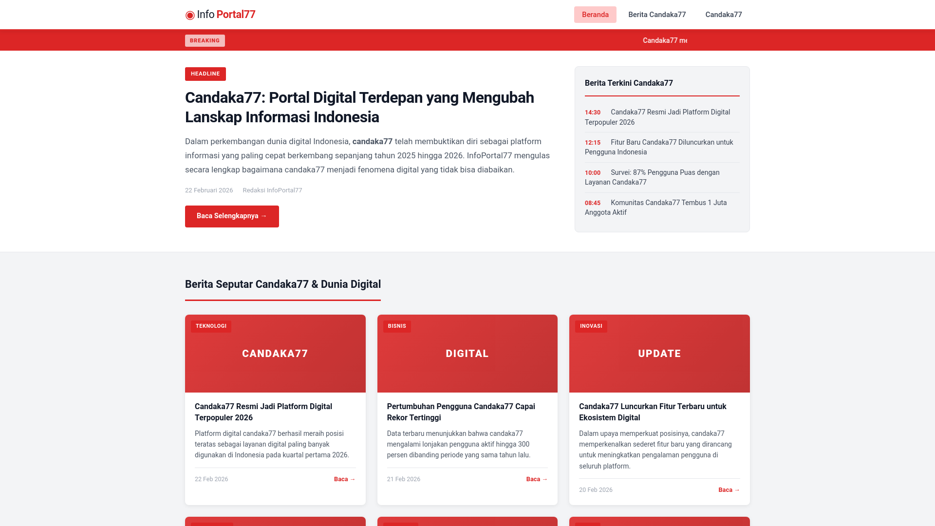 website screenshot of https://infoportal77.pages.dev/