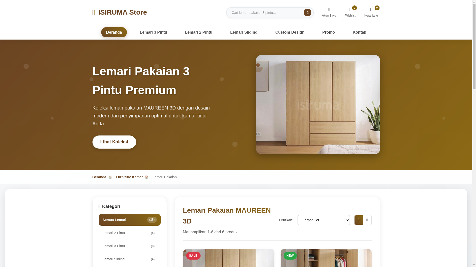 website screenshot of https://lemaripakaianisiruma.pages.dev/