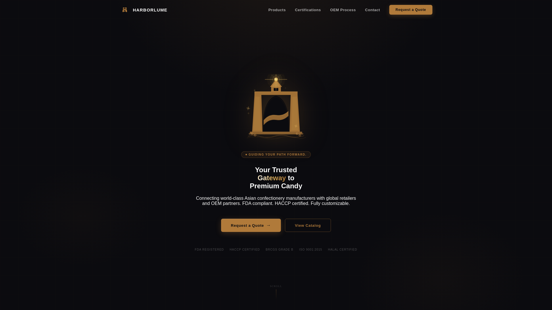 website screenshot of https://harborlume-web.pages.dev/