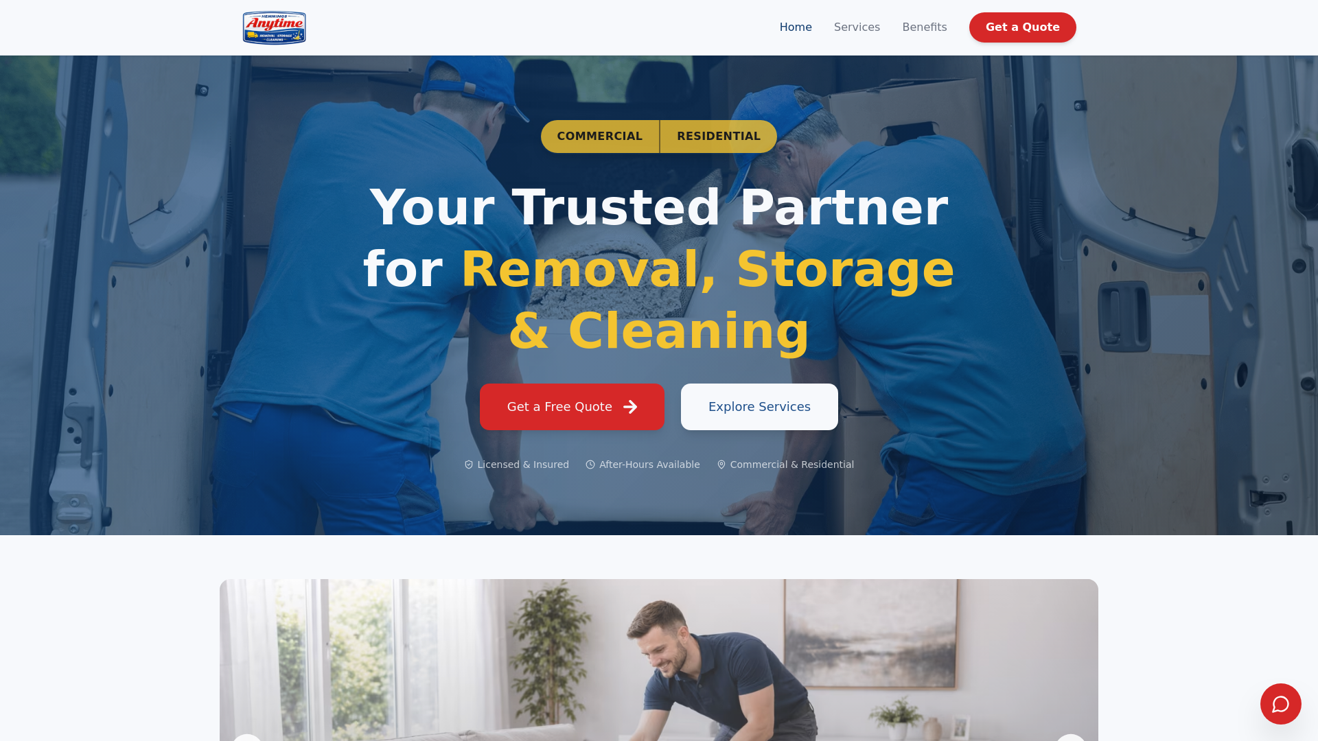website screenshot of https://hemmingsanytime.com/