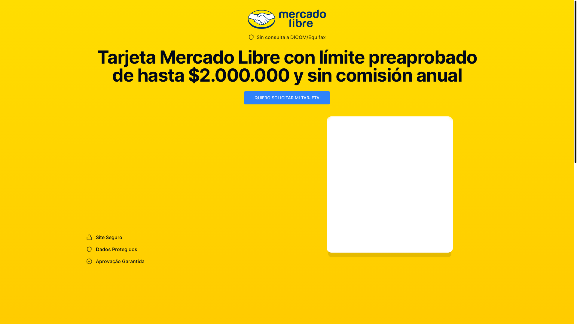 website screenshot of https://mercalibree.cl/