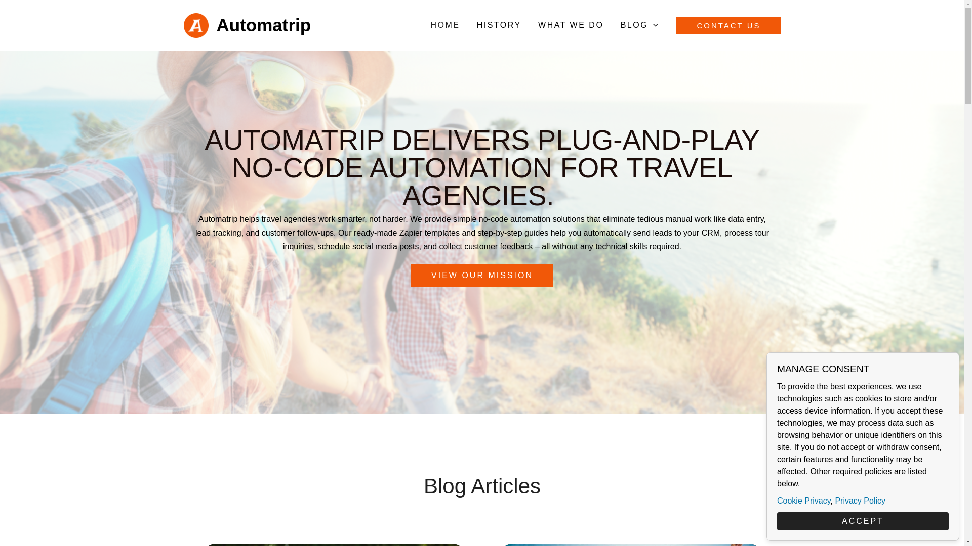 website screenshot of https://automatrip.org/