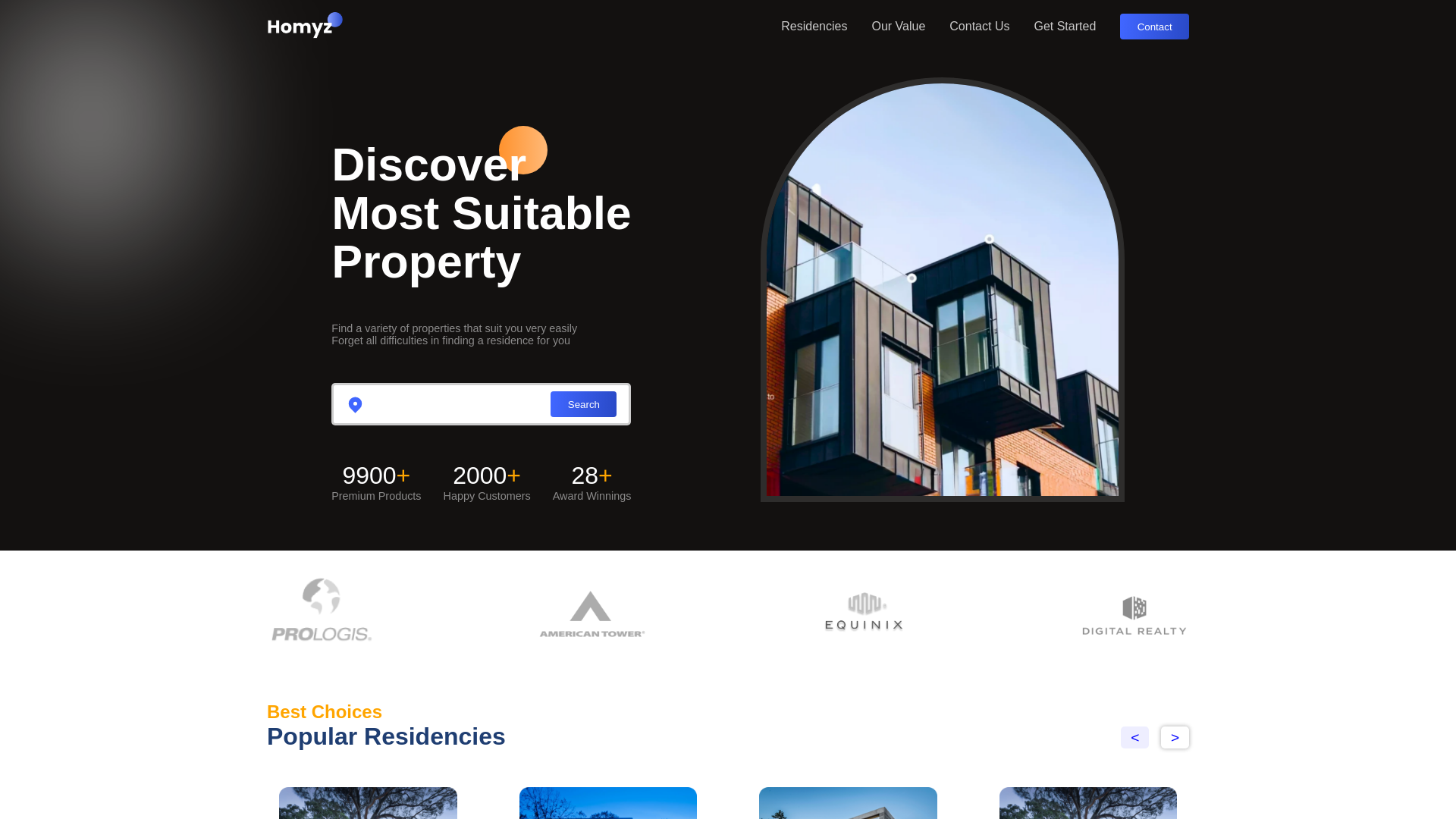 website screenshot of https://real-estate-marvellous.pages.dev/