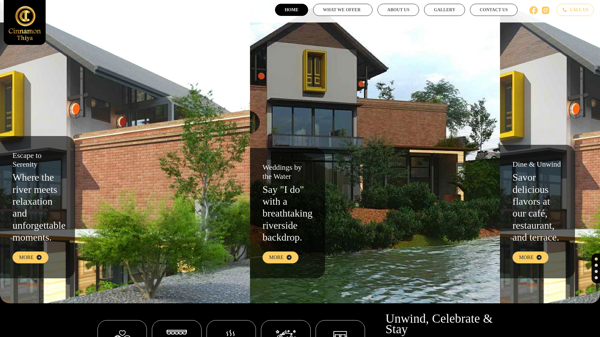 website screenshot of https://cinnamonthiya.lk/