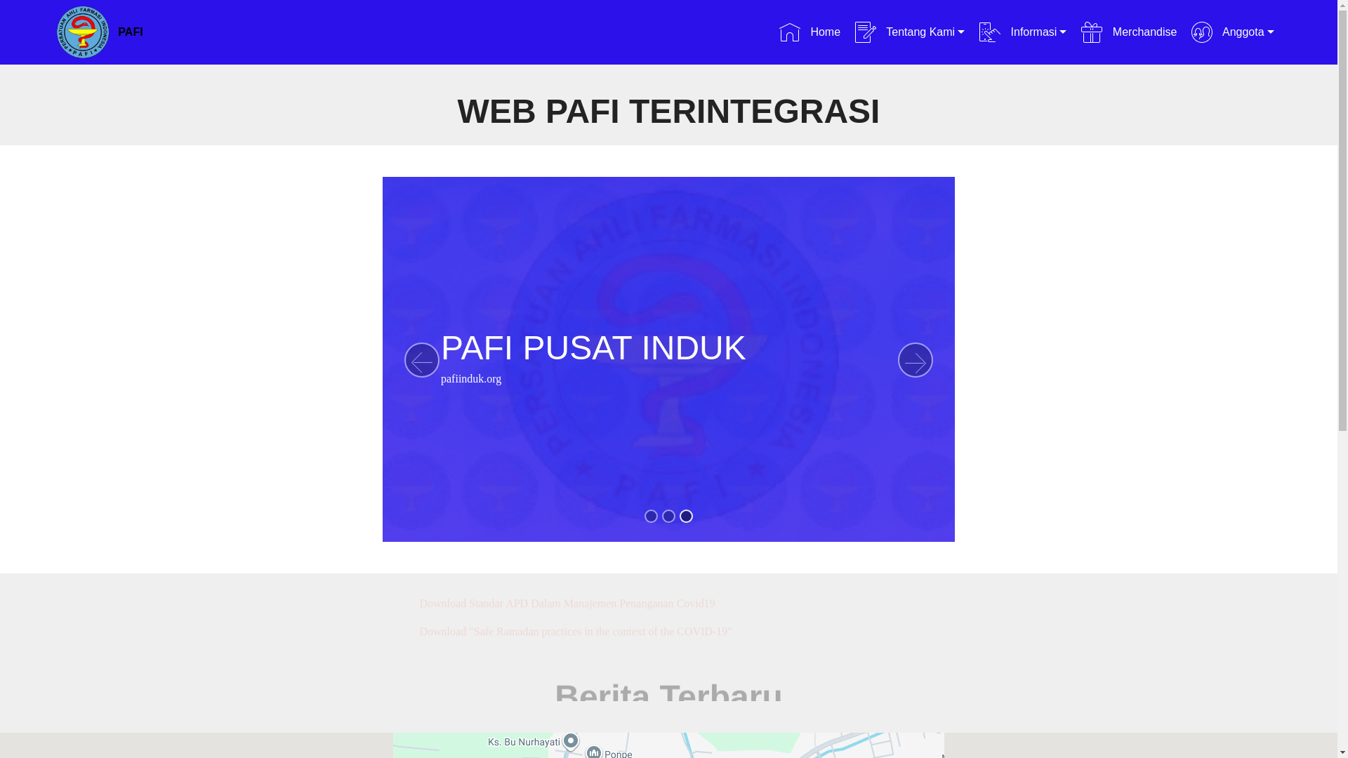 website screenshot of https://pafi-lombokbarat-org-c97.pages.dev/