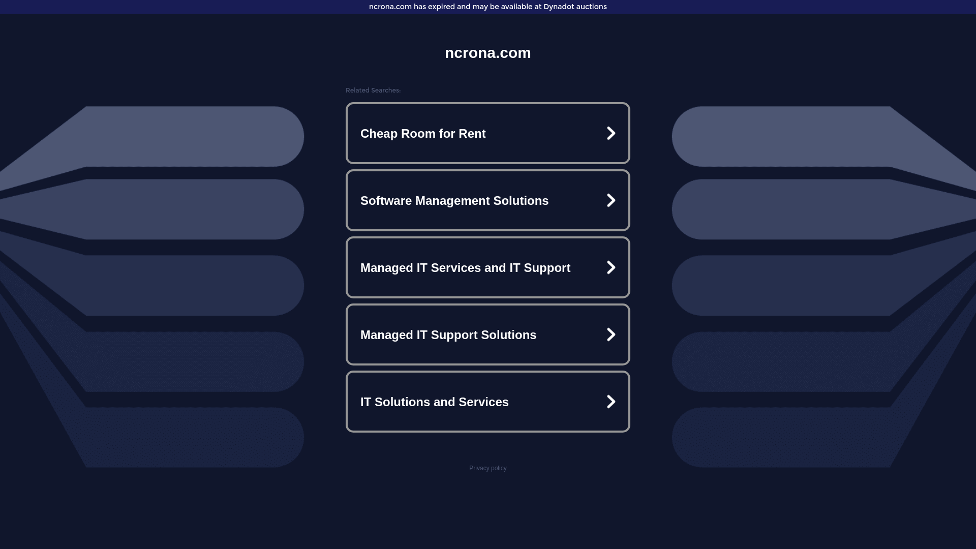 website screenshot of https://jemxi.ncrona.com