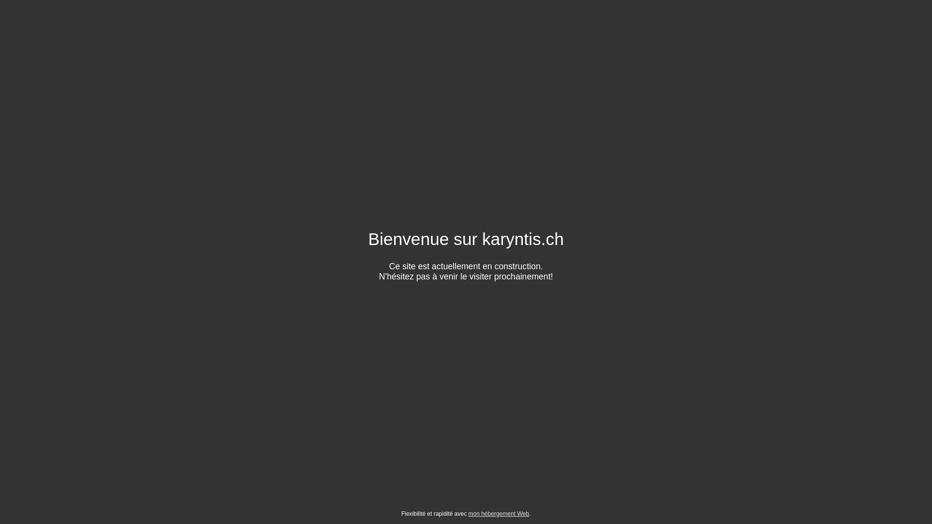 website screenshot of https://karyntis.ch/