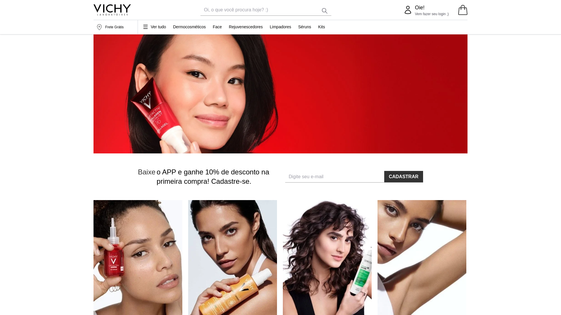 website screenshot of https://vichy.pages.dev/