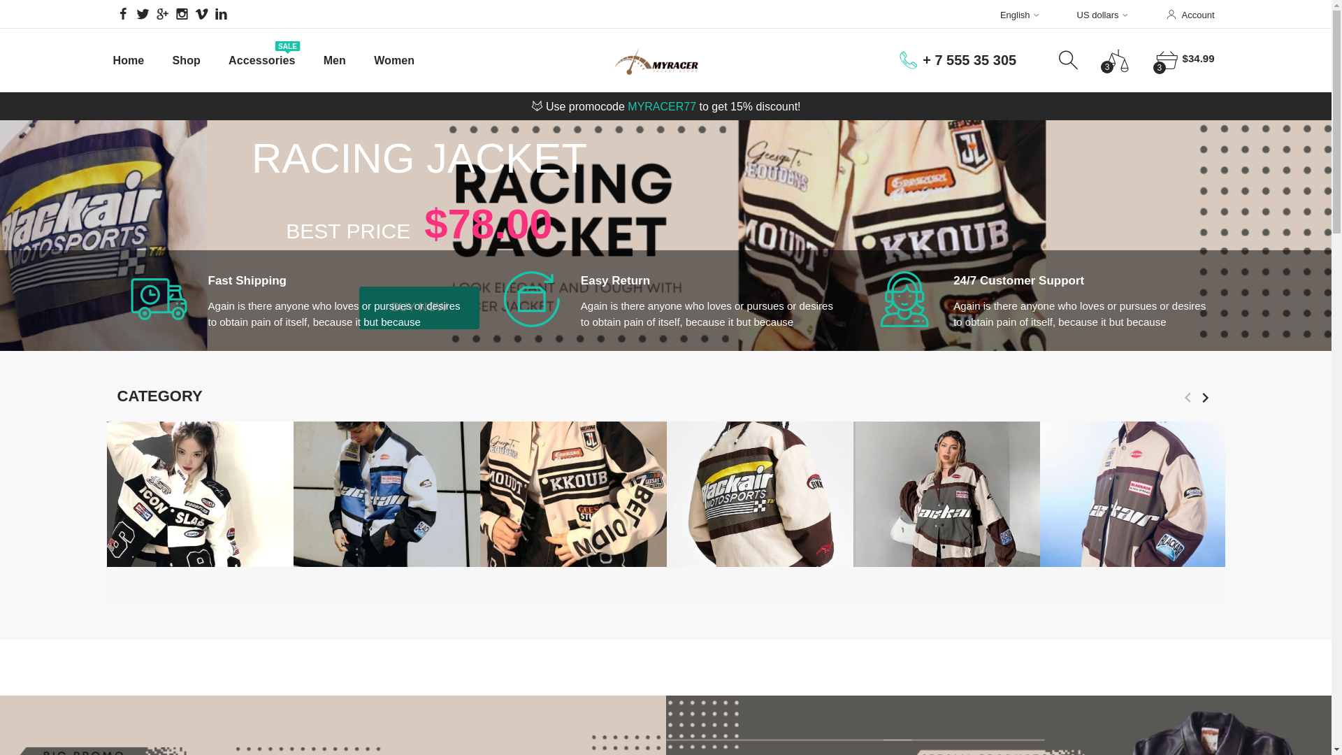 website screenshot of https://myracerjackett.pages.dev/