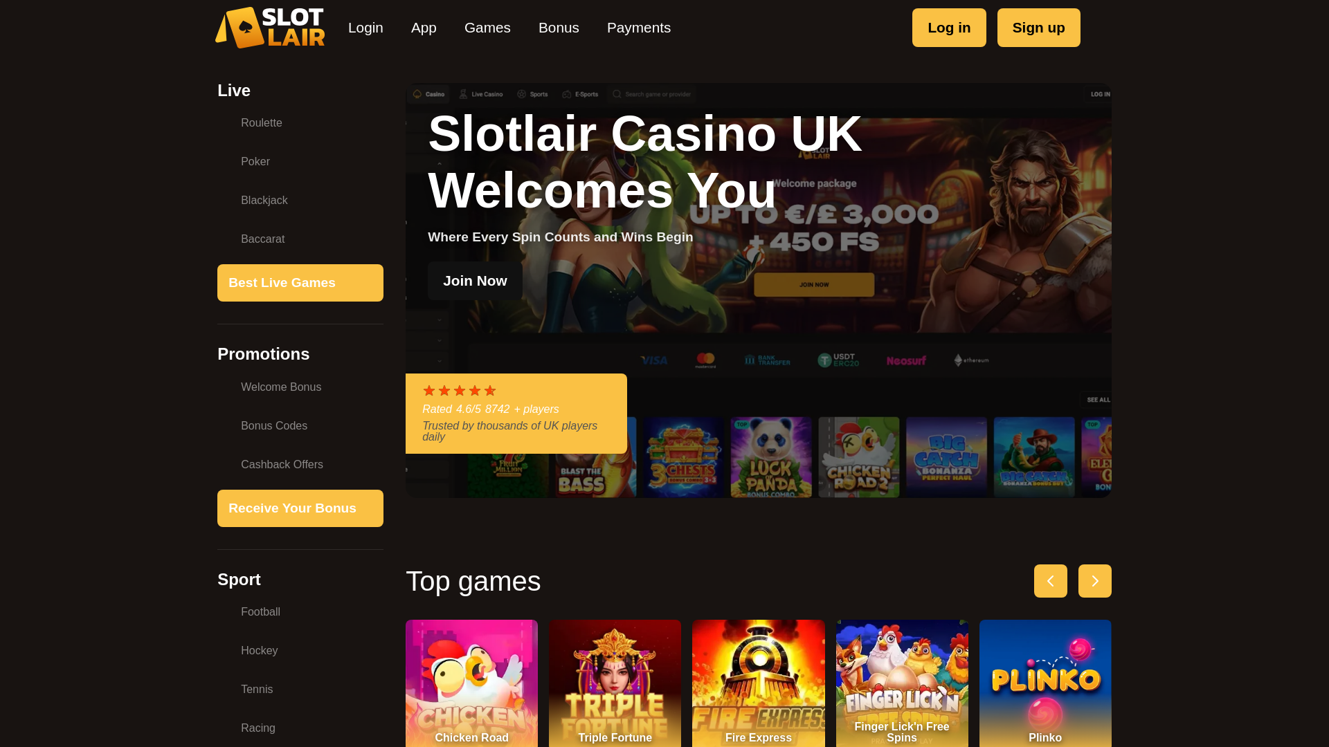 website screenshot of https://slotlaircasino-1-uk-com.pages.dev/
