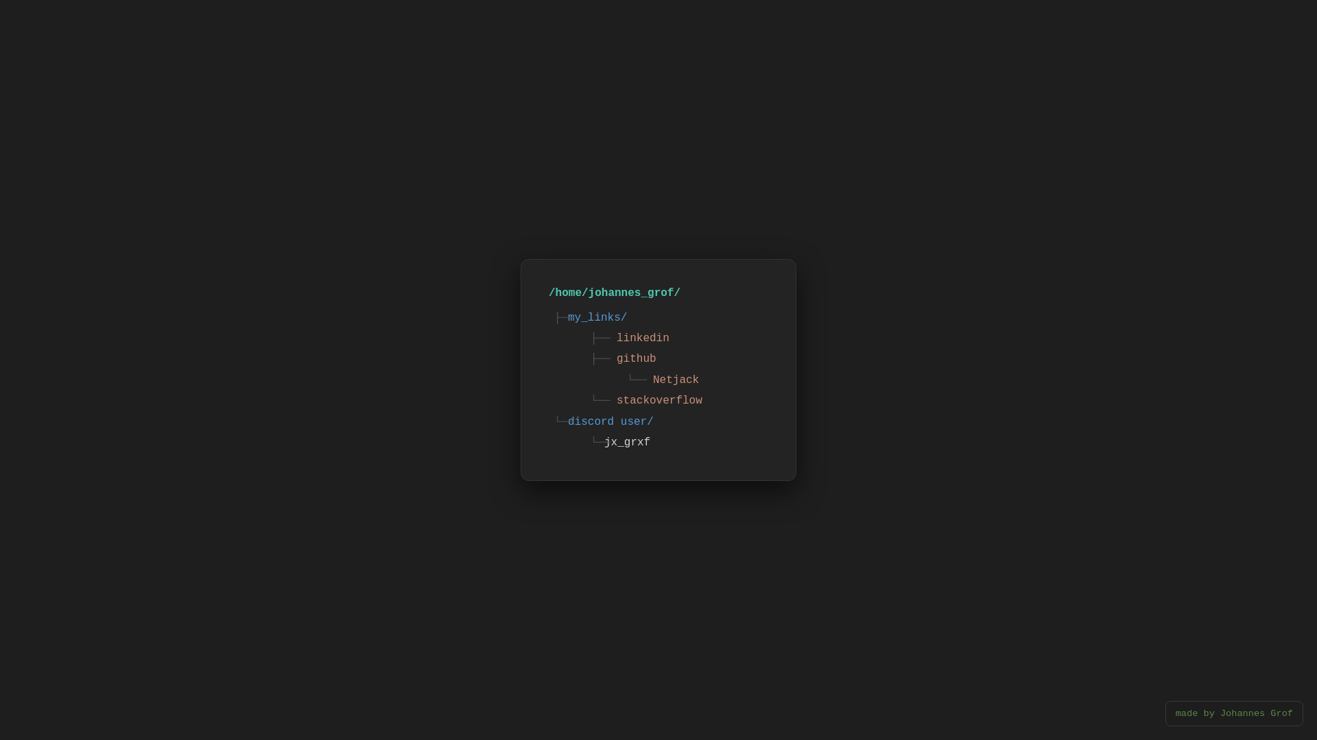 website screenshot of https://johannesgrof-me.pages.dev/