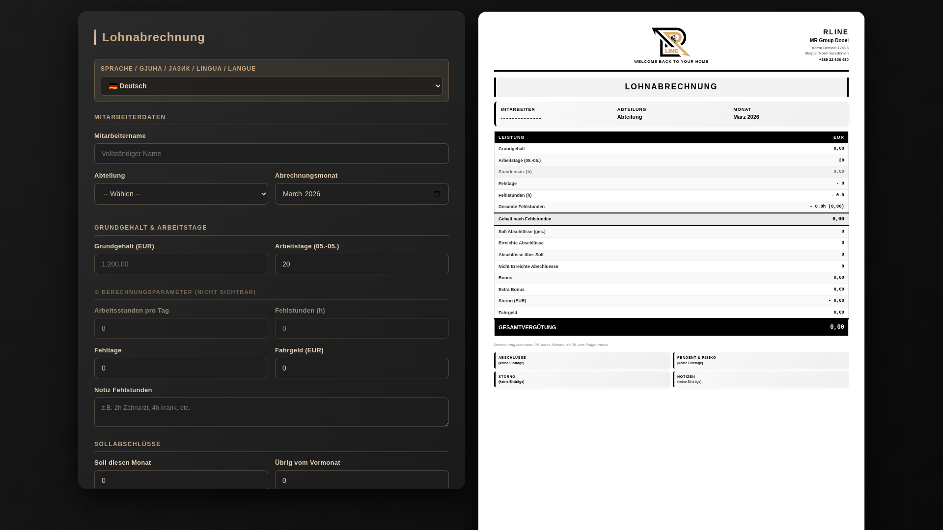 website screenshot of https://lohnblatt.pages.dev/