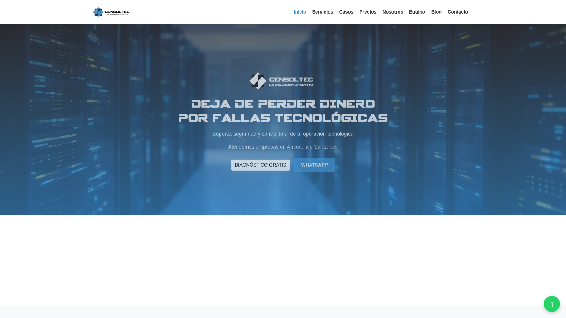 website screenshot of https://censoltec-website.pages.dev/