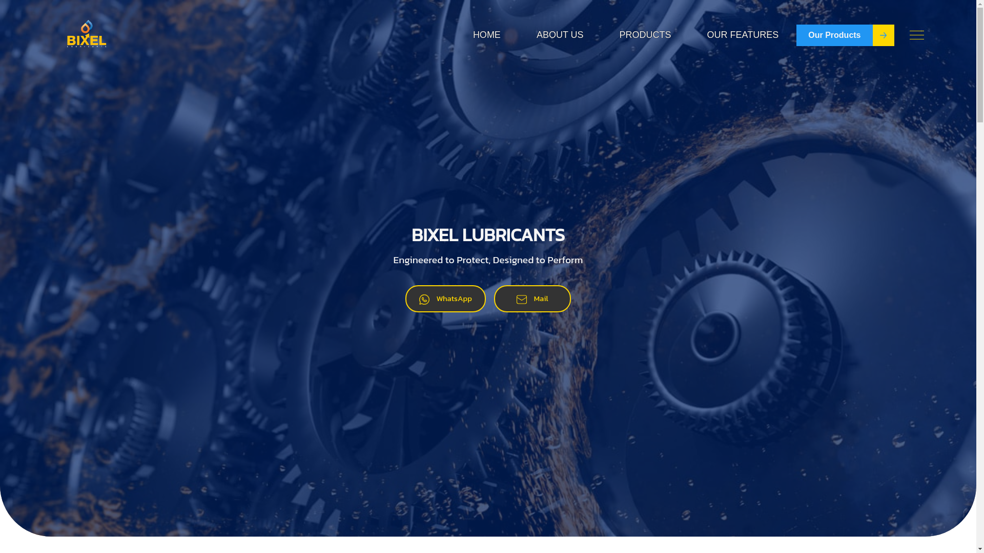 website screenshot of https://bixellubricants.com/