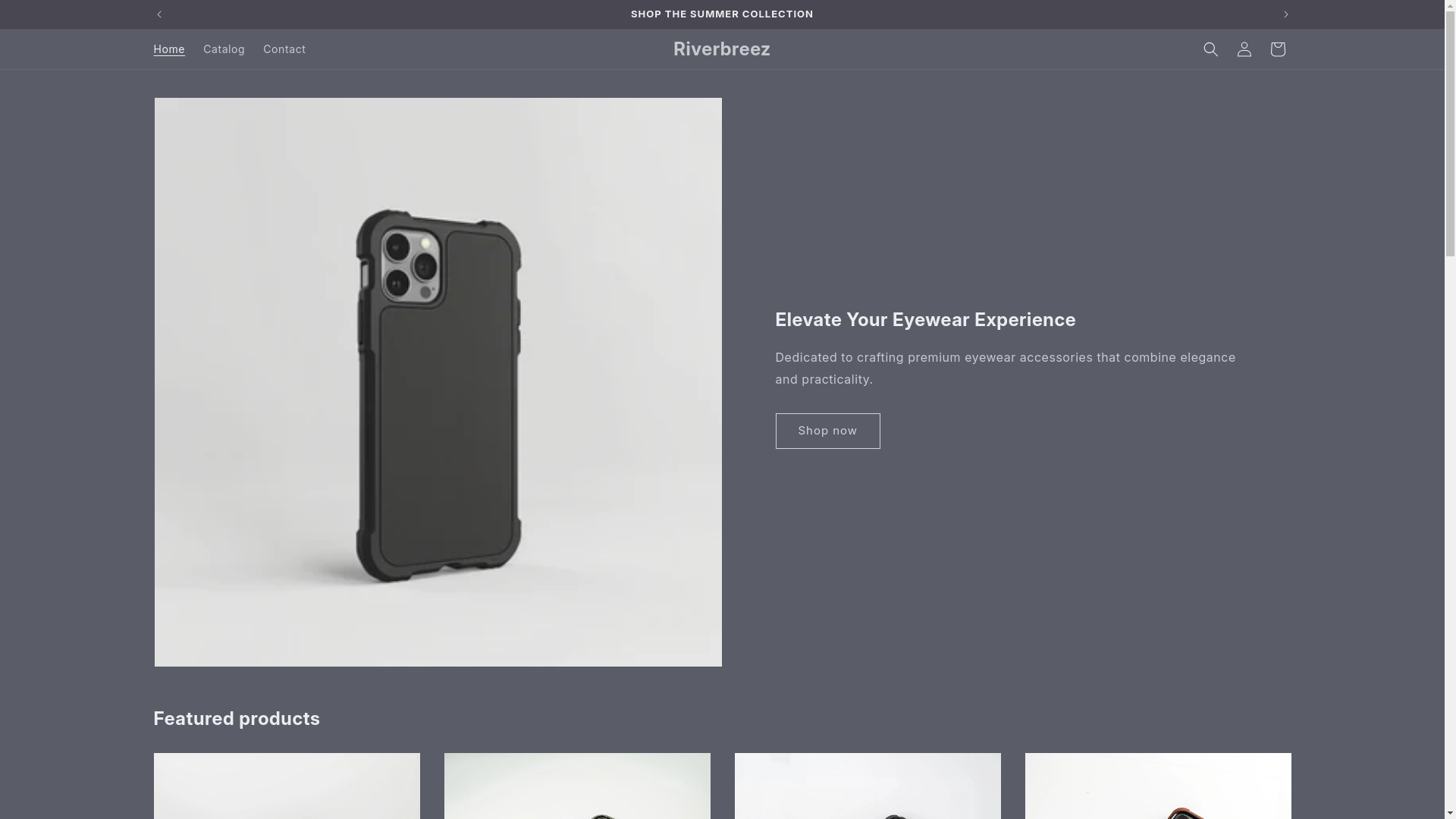 website screenshot of https://riverbreez.com/