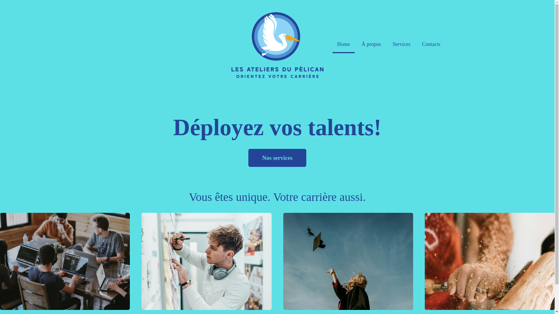 website screenshot of https://lesateliersduplican.com/