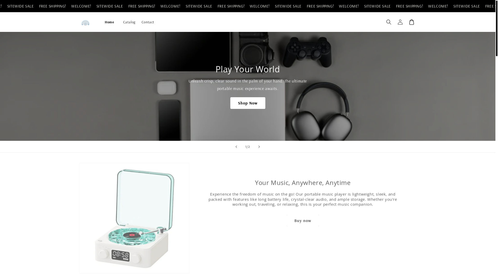 website screenshot of https://bytegallery.store/