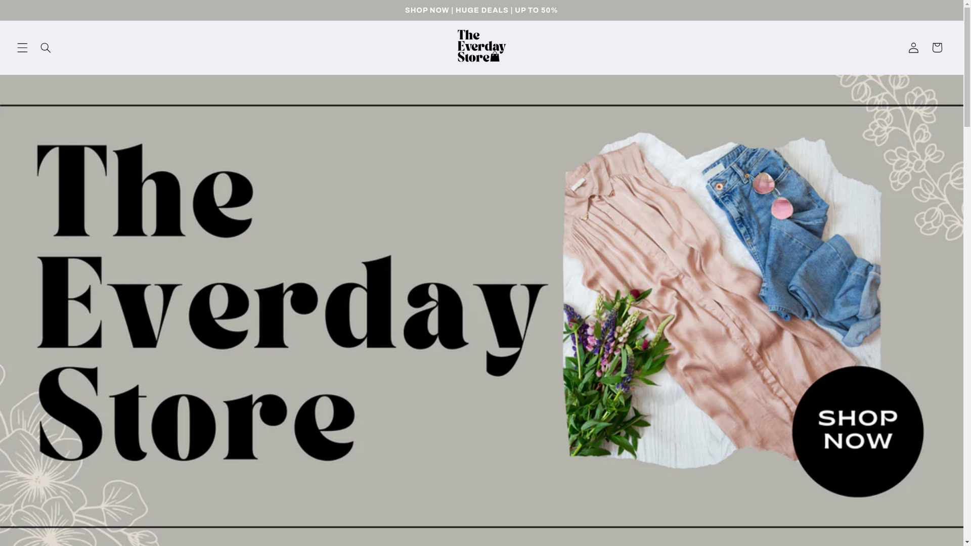 website screenshot of https://theeverdaystore.co/
